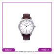 تصویر  ساعت سیتیزن مردانه مدل بند چرم کد 163213